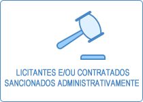 Licitantes e/ou contratados sancionados administrativamente 