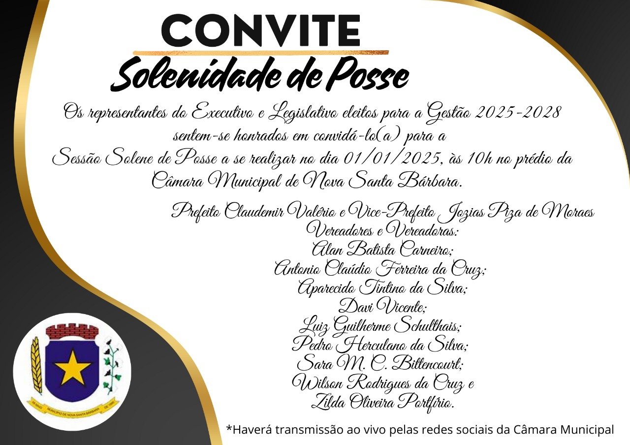 SESSÃO DE POSSE